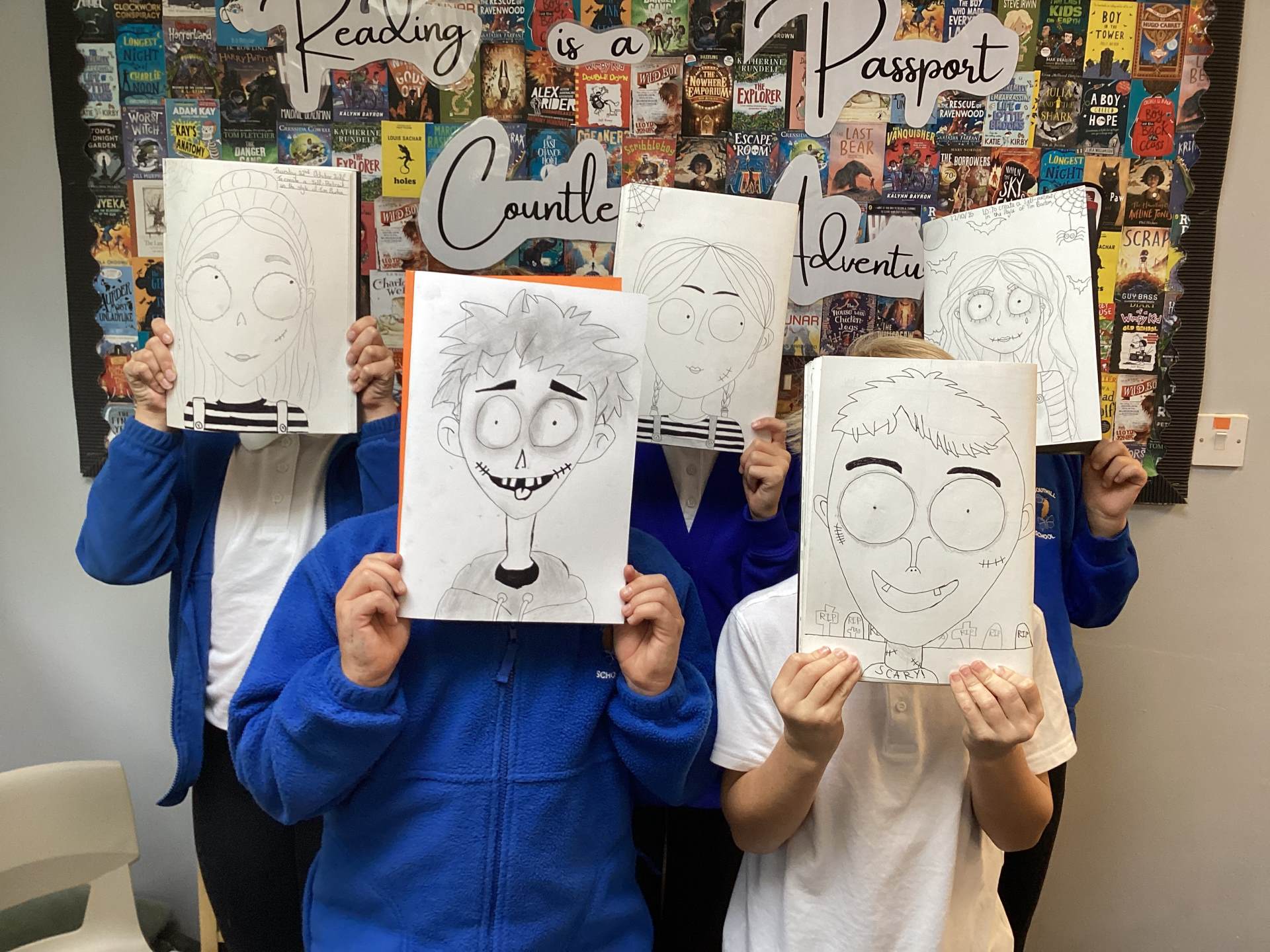 Terrifying Tim Burton-Inspired Self-Portraits!