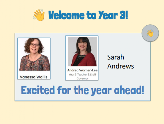 A great start to year 3!